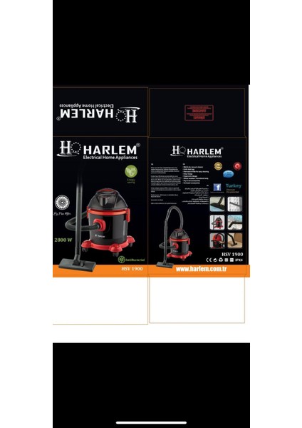 Harlem HSV-1900 Beta Kuru Süpürge 2800W (4172)