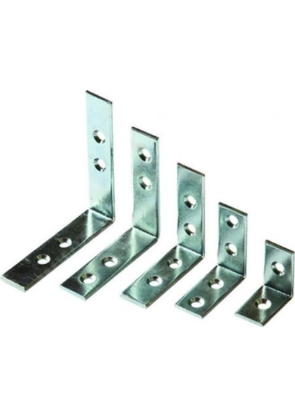 Masa Gönye 15X55 / 15X75 – Metal Köşe Bağlantı Aparatı 10 Lu Set