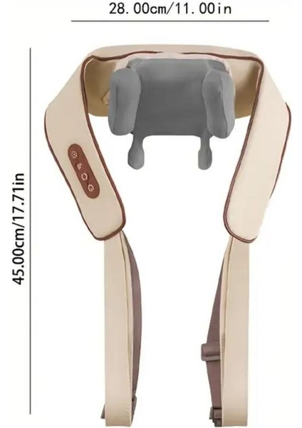 Ankaverse® Kablosuz Boyun ve Sırt Masaj Yastığı indirimleri