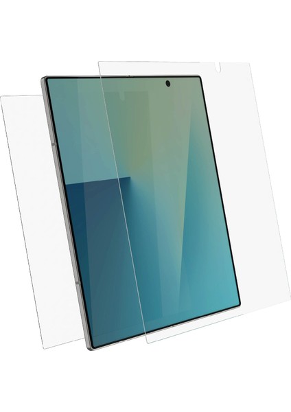 Samsung Galaxy Z Fold 7 ile Uyumlu Ön ve Arka Ekran Koruyucu 2 In 1 Set