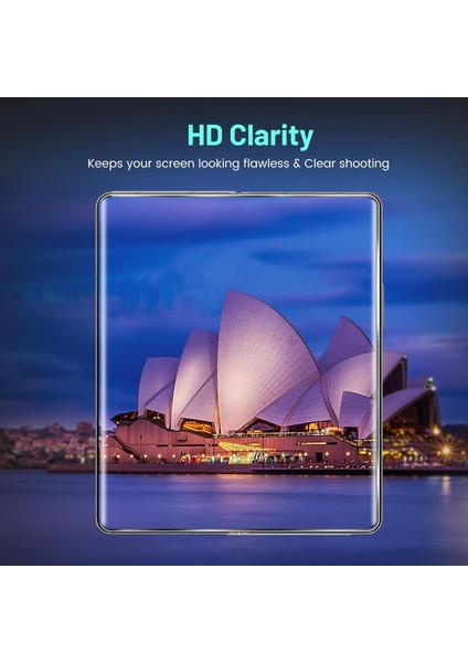 Samsung Galaxy Z Fold 7 ile Uyumlu Ön ve Arka Ekran Koruyucu 2 In 1 Set fırsatları
