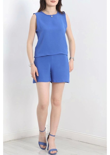 Şortlu Ayrobin Takım Mavi