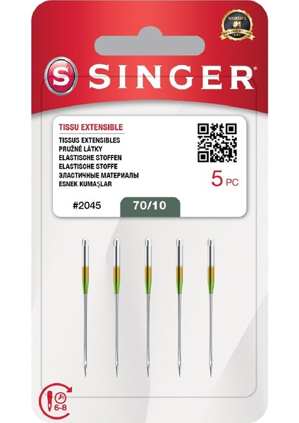 Jarse Iğnesi 10 Numara (5'li Blıster)