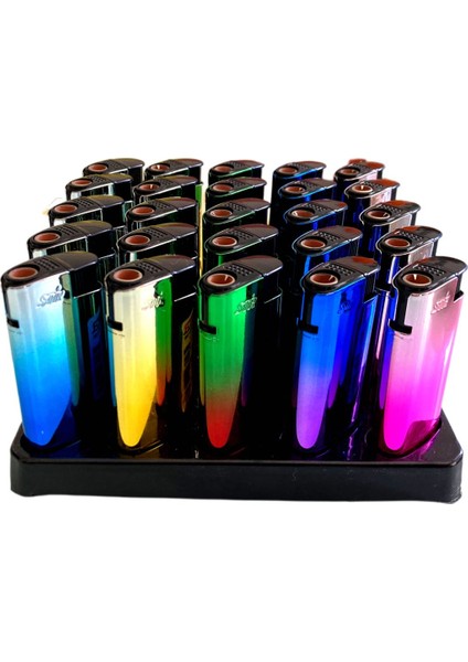 Rüzgar Turbo Metal Çakmak 25 Adet Doldurulabilir fiyatları