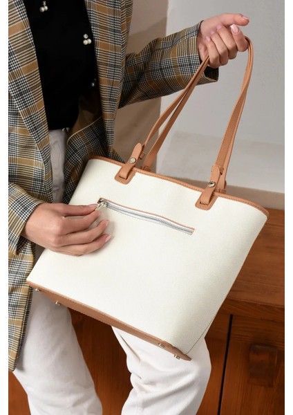 Kadın Lakost Kumaş Büyük Boy Konforlu El Çantası modelleri