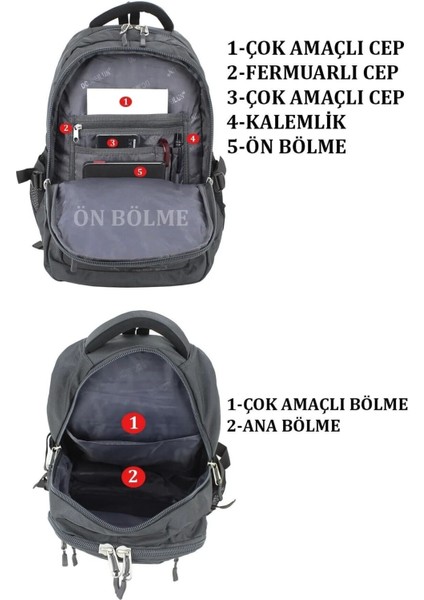 Ithal Okul Sırt Çantası Koruma Destekli Ergonomik Destekli Suya Dayanıklı Yüzey modelleri