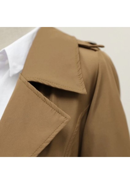 Astarlı Kemerli Trenckot Taba fırsatları