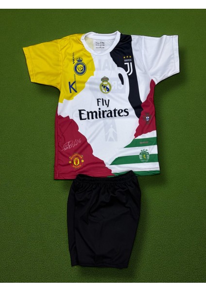 Ronaldo Tüm Takımlar Karışık İmzalı Özel Mix CR7 Çocuk Forma fiyatları