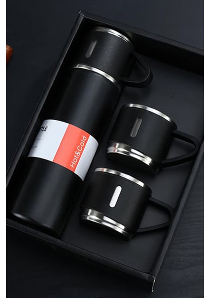 Kişiye Özel 3 Bardaklı 500ML Çelik Hello Kitty Baskılı Termos–12 Saat Isı Koruma, Sızdırmaz ve Taşınabilir fırsatları