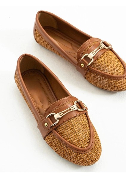 Rain Taba Cilt Babet Ayakkabı