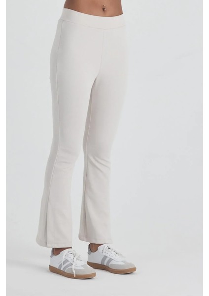 Kadın Çelikli Likralı Yan Yırtmaçlı Ispanyol Paça Alt modelleri