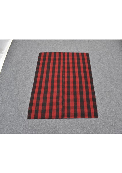 El Dokuma Ender Ekoseli Sofra Yün Kilim 6306 fırsatları