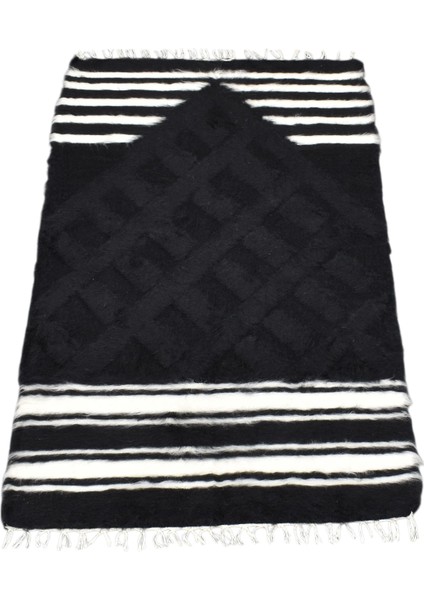 Yeni El Dokuma Namazlık Seccade Tiftik Yün Siirt Kilimi 6307