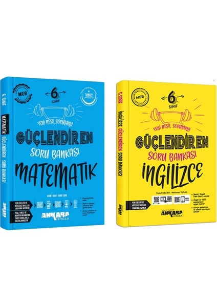 6. Sınıf Güçlendiren Matematik Ingilizce Soru Bankası