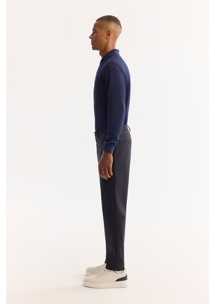 Erkek Lacivert Bi-Stretch Teknik Kumaş Slim Fit Pantolon A52Y3209 indirimleri