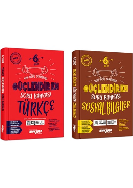 6. Sınıf Güçlendiren Türkçe Sosyal Bilgiler Soru Bankası