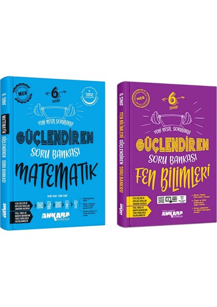6. Sınıf Güçlendiren Matematik Fen Bilimleri Soru Bankası 2025 Güncel Basım