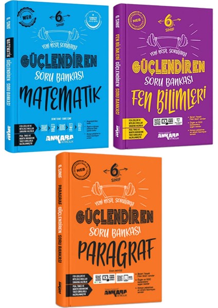 6. Sınıf Güçlendiren Matematik Fen Bilimleri Paragraf Soru Bankası 2025 Güncel Basım
