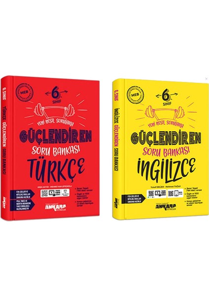 6. Sınıf Güçlendiren Türkçe Ingilizce Soru Bankası 2025 Güncel Basım