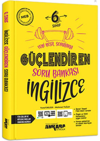 6. Sınıf Güçlendiren Türkçe Ingilizce Soru Bankası 2025 Güncel Basım modelleri