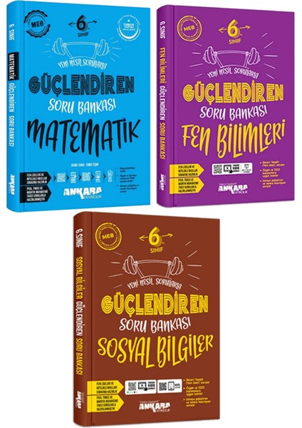 6. Sınıf Güçlendiren Matematik Fen Bilimleri Sosyal Bilgiler Soru Bankası 2025