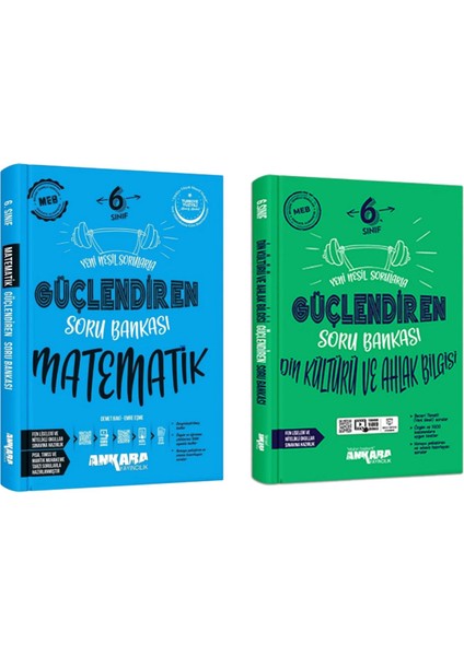 6. Sınıf Güçlendiren Matematik Din Kültürü Soru Bankası 2025 Güncel Basım