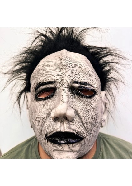 Michael Myers Siyah Saçlı Yüz Maskesi
