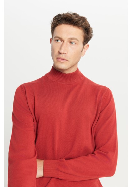 Pamuklu Standart Fit Normal Kesim Yarım Balıkçı Yaka Triko Kazak fırsatları