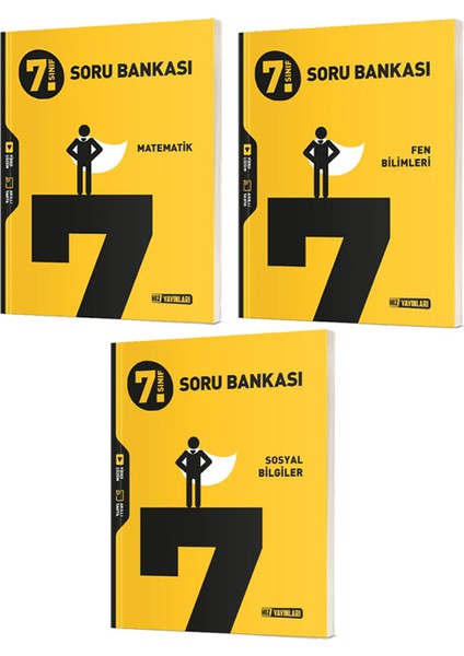 7. Sınıf Matematik Fen Bilimleri Sosyal Bilgiler Soru Bankası 2025 Güncel Basım