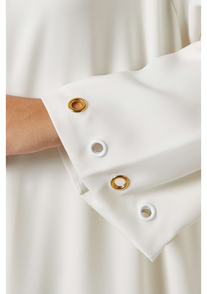 Şık Dikiş Detaylı Uzun Kollu Abaya Rahat Kesim ve Şila ile Modern Görünüm indirimleri