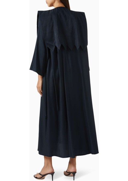 Şık Yaka Detaylı Açık Abaya ve Sheila Rahat Kullanım Için Ideal Tasarım modelleri