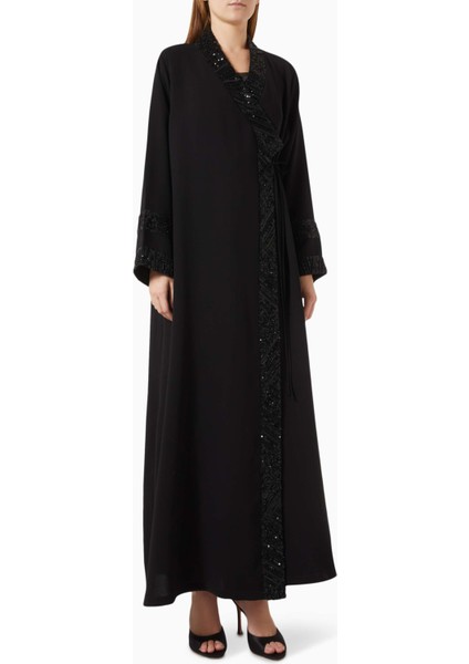 Şık Çin Yaka Abaya ile Modern Tasarımı Birleştirin Konforunuzu Artırın