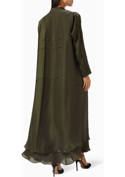 Şık Tasarımlı 3 Parça Şifon Abaya Seti Özel Günler Için Ideal Seçim modelleri