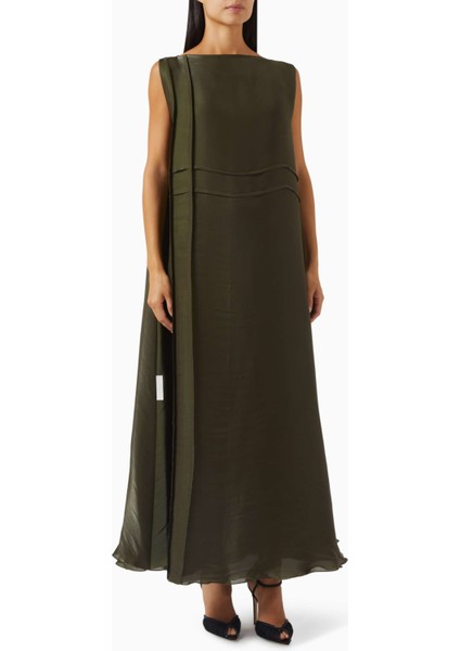 Şık Tasarımlı 3 Parça Şifon Abaya Seti Özel Günler Için Ideal Seçim fırsatları