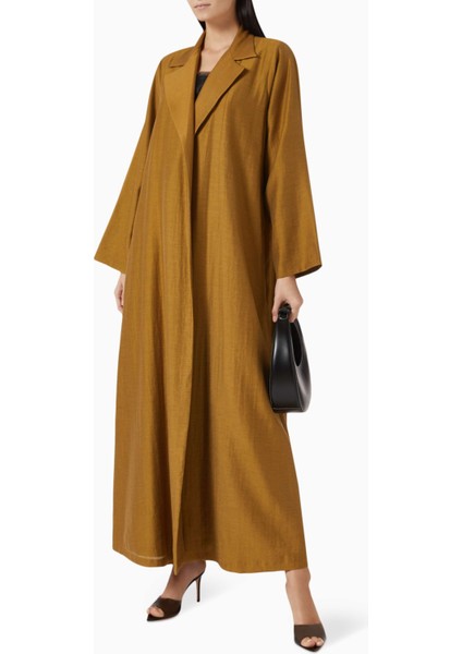 Lüks Tasarım Notch Yaka Abaya Rahat Kalıp ile Günlük ve Akşam Şık Görünümler Için Ideal fiyatları