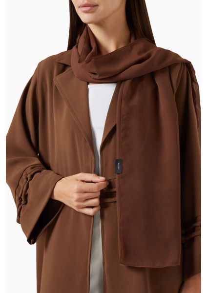 Rahat Yapısı ile Notch Yaka Abaya ve Sheila Kullanışlı ve Şık Seçenek fırsatları