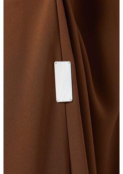 Zarif A Kesim Notch Yaka Abaya Rahat ve Şık Tasarım ile Günlük Kullanım Için Ideal fırsatları