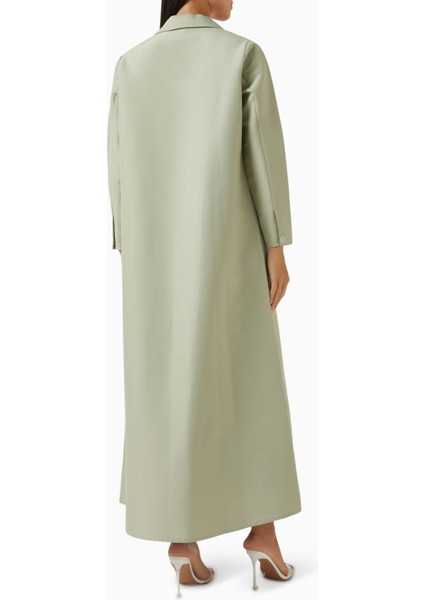 Şık A-Line Abaya Kaban Ince Dikiş ve Aksesuarlı Tasarım ile Şıklığınızı Tamamlayın modelleri