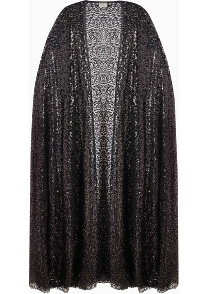 Şık Tül Abiye Elbise Sequin Detaylı Gece Kıyafeti ile Zarif Göz Alıcı Görünüm