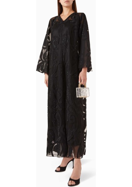 Şık Taş Işlemeli Abaya ile Rahat ve Şık Modest Moda Deneyimi fiyatları