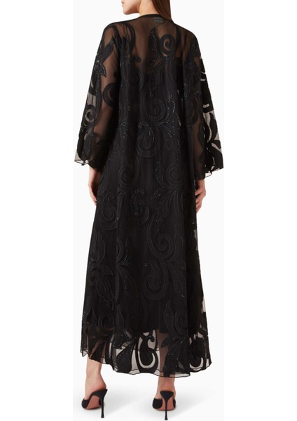 Şık Taş Işlemeli Abaya ile Rahat ve Şık Modest Moda Deneyimi modelleri