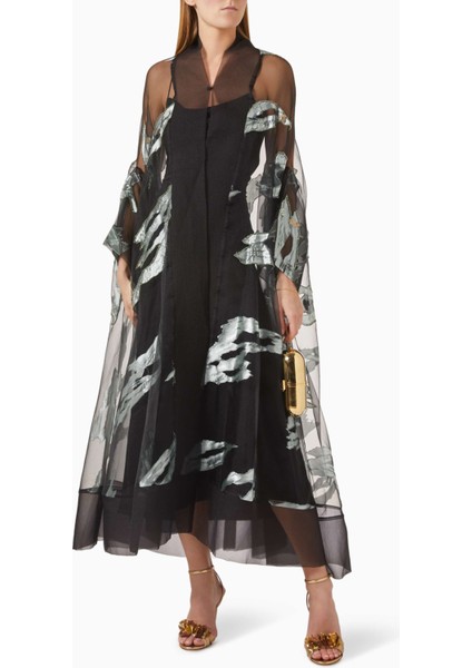 Işıltılı Organza Açık Ön Abaya ile Şıklığı ve Rahatlığı Yaşayın fiyatları