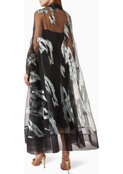 Işıltılı Organza Açık Ön Abaya ile Şıklığı ve Rahatlığı Yaşayın modelleri