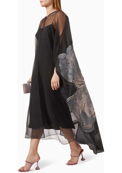 Şık Dantel Detaylı Organze Abaya ile Günlük Zarafetinizi Yükseltin fiyatları