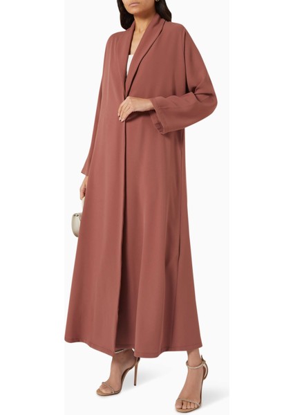 Şık Yaka Detaylı Uzun Abaya Modası Için Hafif Krepe Kumaş Tasarım fiyatları