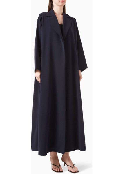 Zarif A Kesim Notch Yaka Abaya Rahat ve Şık Tasarım ile Günlük Kullanım Için Ideal