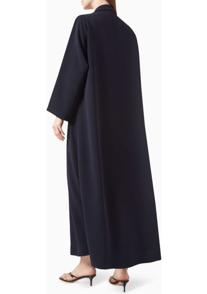 Zarif A Kesim Notch Yaka Abaya Rahat ve Şık Tasarım ile Günlük Kullanım Için Ideal modelleri