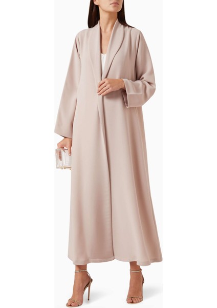 Şık Yaka Detaylı Uzun Abaya Modası Için Hafif Krepe Kumaş Tasarım fiyatları