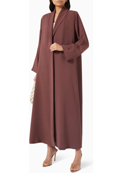 Şık Yaka Detaylı Uzun Abaya Modası Için Hafif Krepe Kumaş Tasarım fiyatları