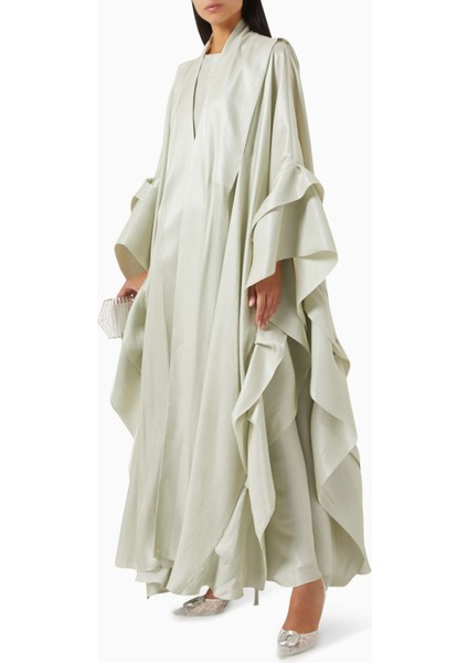 Şık Tasarımlı 3 Parça Abaya Seti Pamuk Organza ile Rahat ve Zarif Görünüm fiyatları